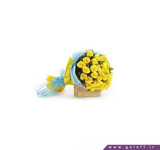 خرید اینترنتی دسته گل - دسته گل رز زرد آبلاردو - Abelardo | گل آف